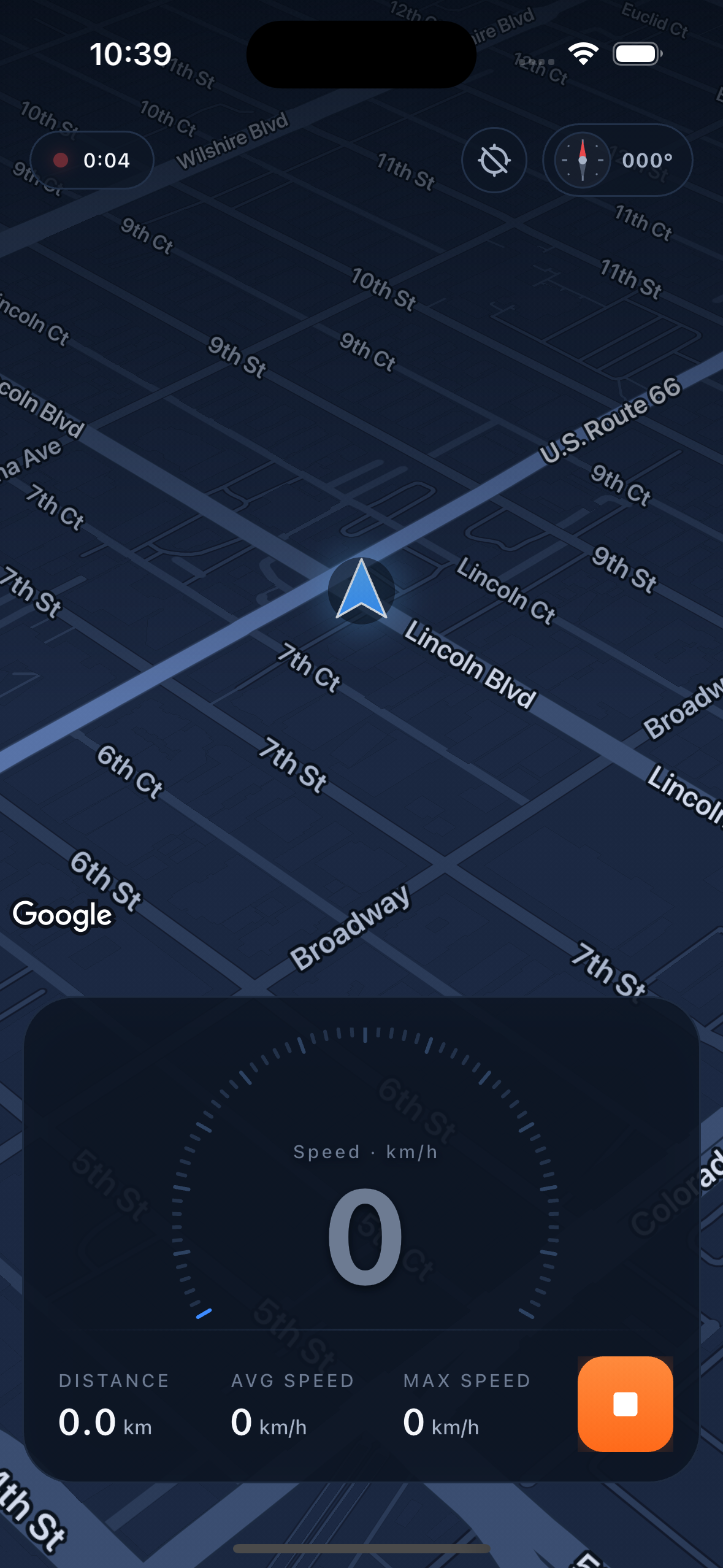 DashLog live driving HUD